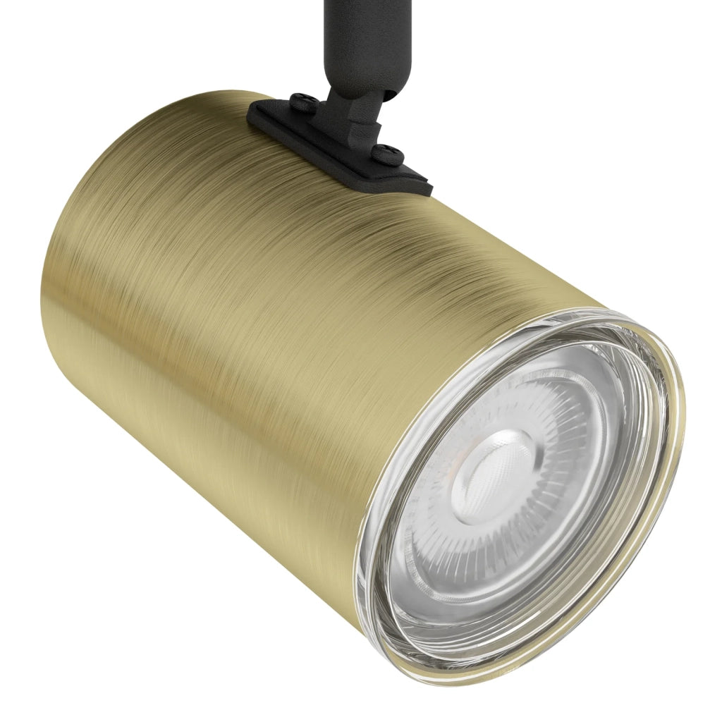 Faretti E Spot Moderno Consuma 1 Acciaio Ottone 2 Luci Gu10 Ip44