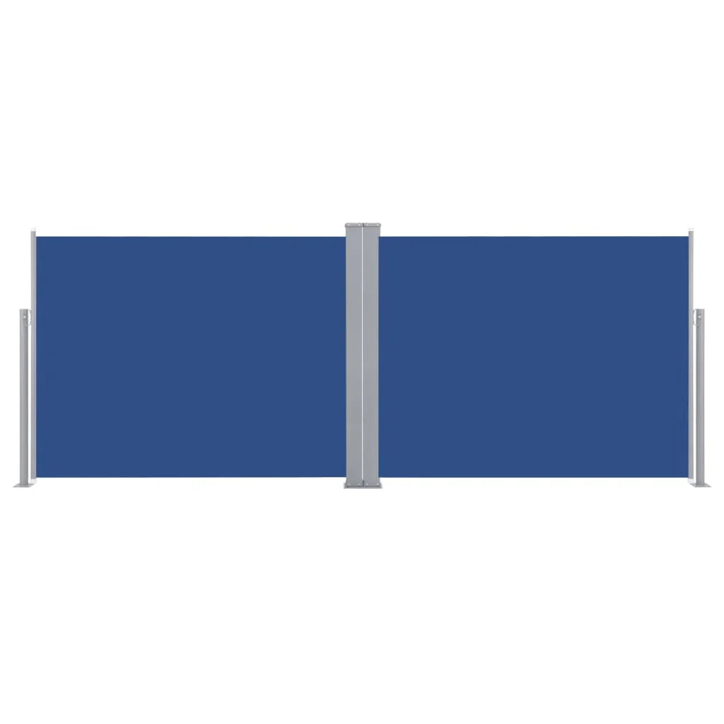 Tenda da sole laterale retrattile/schermo privacy per patio giardino terrazza balcone 140 x 1000 cm blu 02_0007134