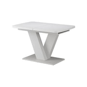 Vicco tavolo da pranzo allungabile Bianco/bianco 120 x 80 cm 2 parti