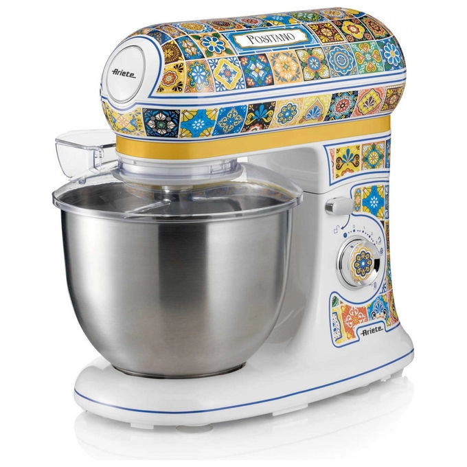 Ariete Impastatrice Positano 1588 Multicolore 7 Velocita' 1200W Ciotola 5,5L Acciaio
