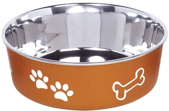 Piatto di cottura in acciaio inossidabile FUSION, antiscivolo, rame, 20 cm, 1,80 ltr, 1 pezzo