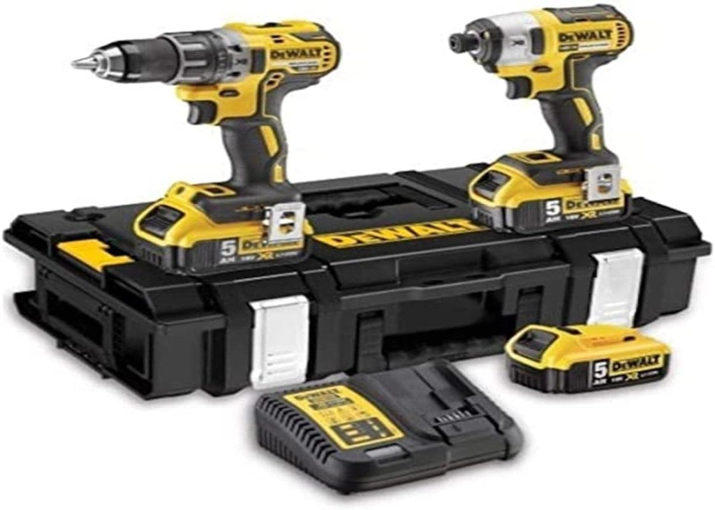 JUEGO COMBINADO DE 2 HERRAMIENTAS LI-ION XR 18V, 3 BATERÍAS LI-ION 5.0 AH (DCD796 + DCF887) DCK266P3