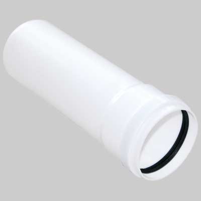 TUBO MONO PARETE IN PPS MF - cm 200 DM 60 - 1 pezzi - MADE IN ITALY