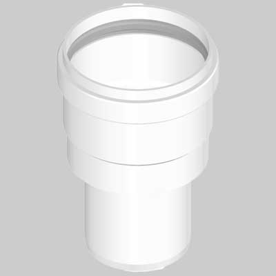 AUMENTO MONO PARETE IN PPS - MØ60xFØ80 - 1 pezzi - MADE IN ITALY