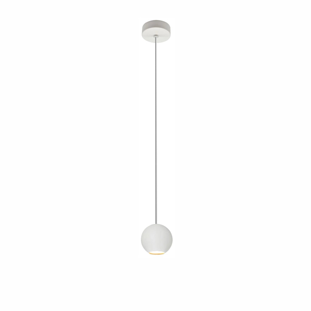 Lampada a Sospensione Bora 8,5W 36º 2700K Bianco Opaco - Illuminazione LED di Precisione ad alte prestazioni per interni - Beneito & Faure