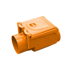 VALVOLA ANTIRIFLUSSO IN PVC ARANCIO- Diam. 140- senza- pezzi 1