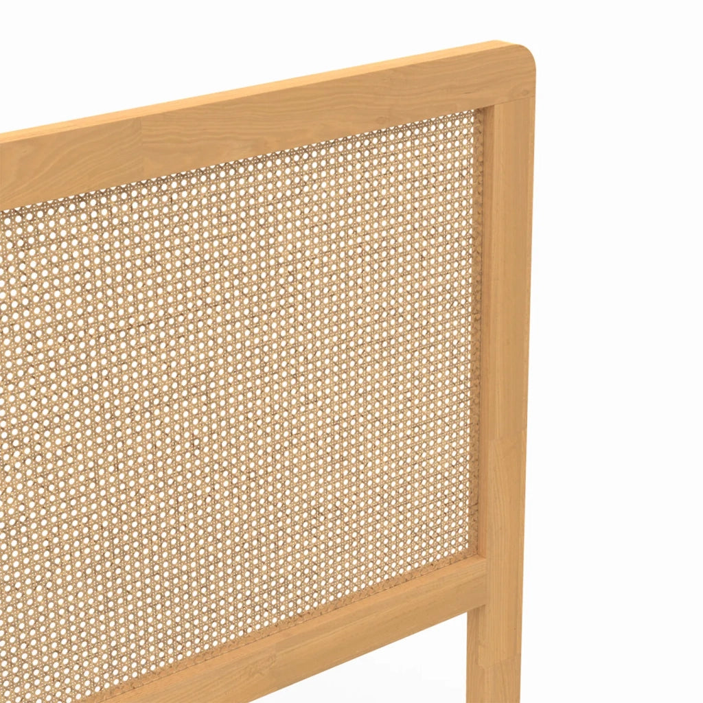 IDMarket - EDHEN 140 CM testata in canna e legno