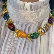 Set di gioielli con insetti realizzati a mano con perline: stile vintage da palazzo