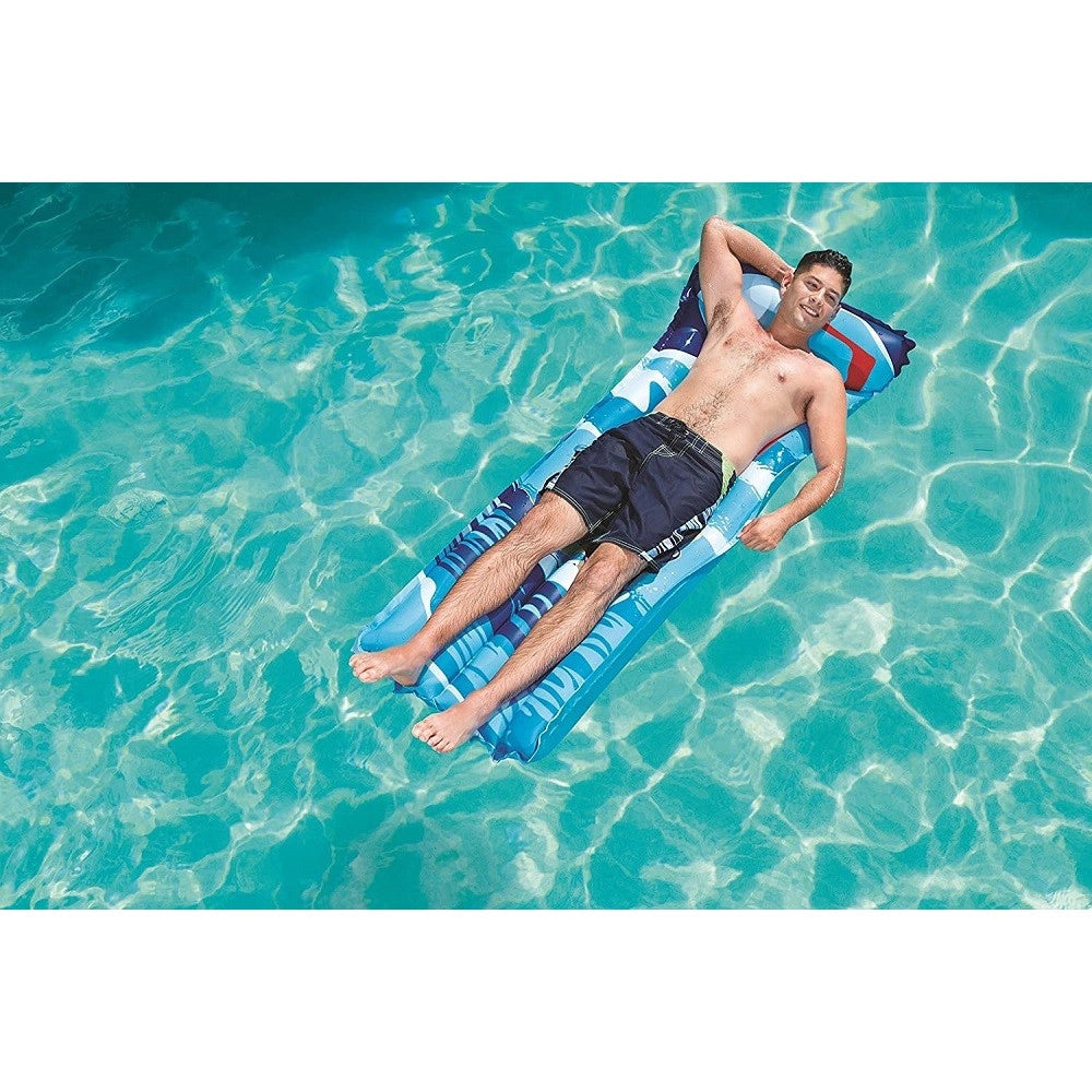 Trade Shop - Materassino Gonfiabile Super Surf Fantasie Varie Assortite 183x76cm Piscina 44021 -