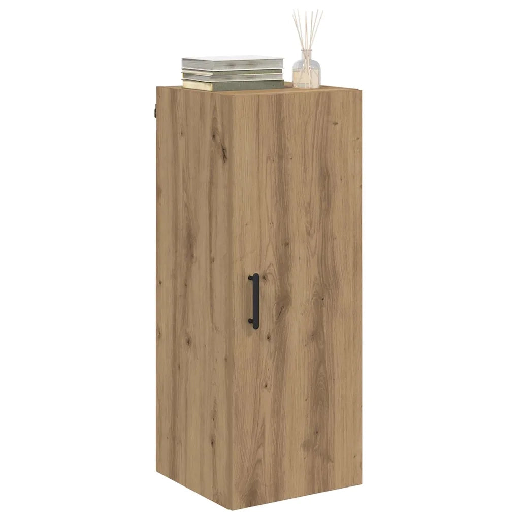 Pensile | Mobile a Parete Rovere artigianale 34,5 x 34 x 90 cm Legno multistrato