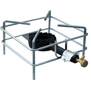 FORNELLONE A GAS FOX 30X30 CM CROMATO- 2,0 pz