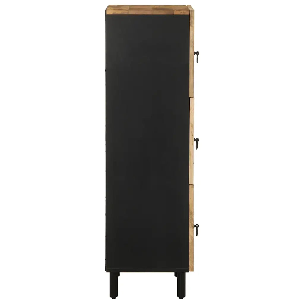Credenza 40x33,5x110 cm in Legno Massello di Mango Grezzo 4018657