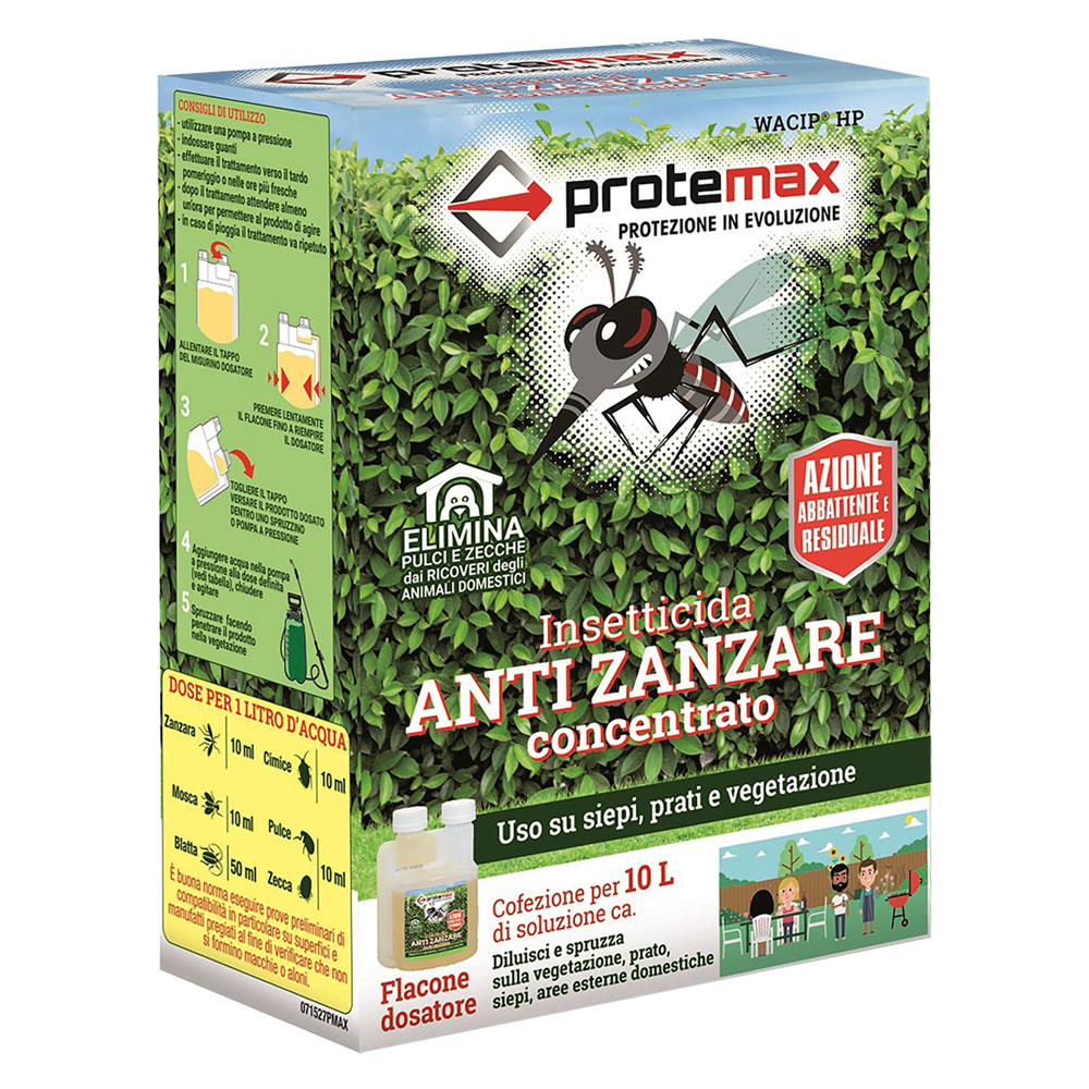 ANTIZANZARE LIQUIDO CONCENTRATO lt 1  - PROTEMAX