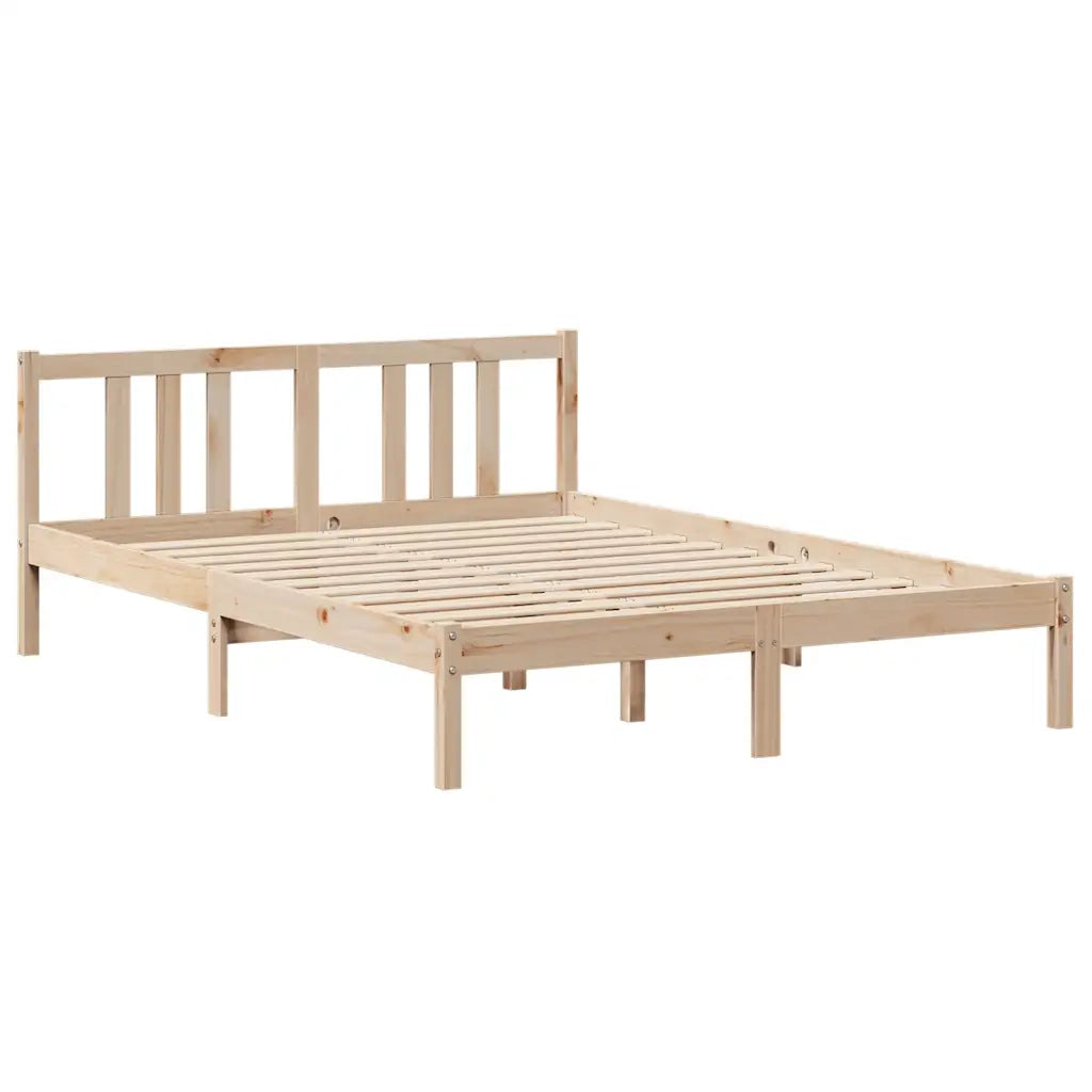 vidaXL Giroletto con Testiera 120x200 cm in Legno Massello di Pino