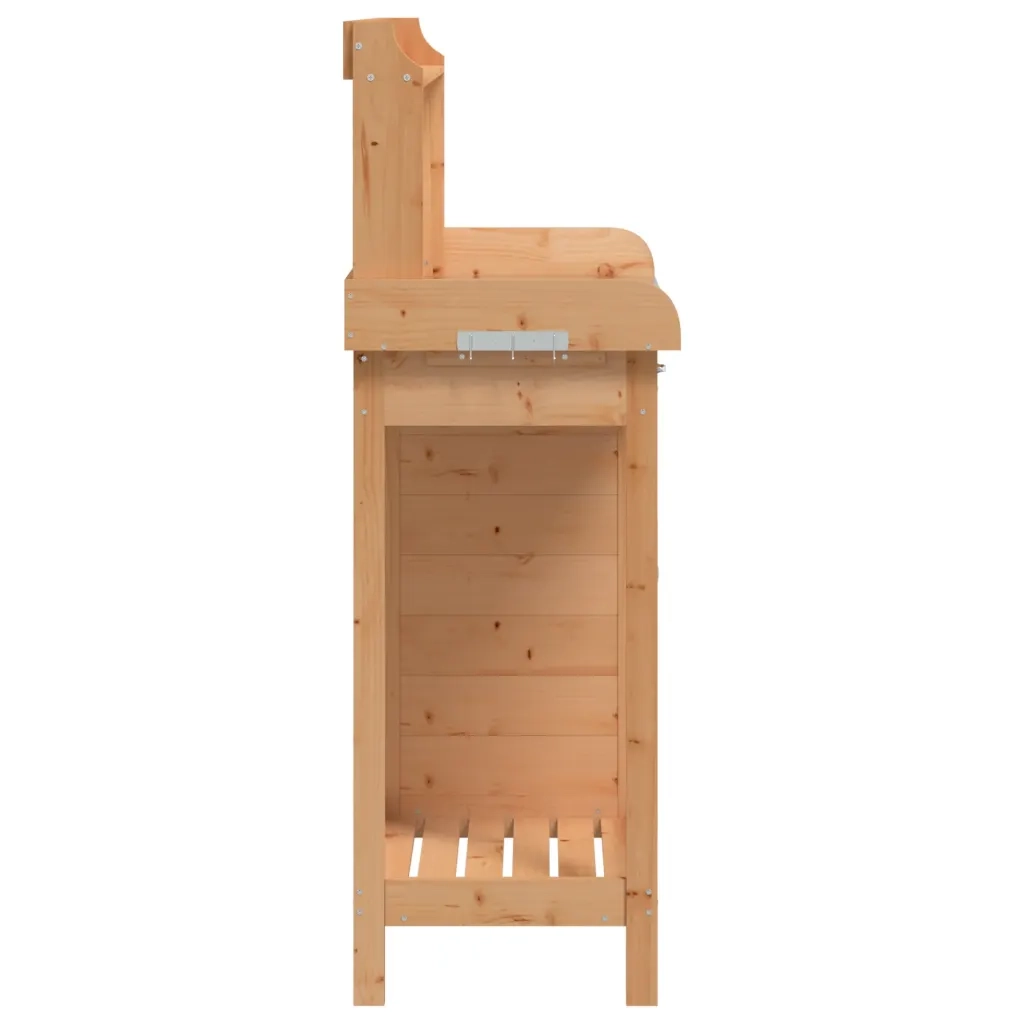 Tavolo Invaso Mobile Marrone 110,5x45x124,5cm Massello Abete CFW3583630
