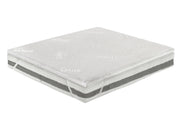 Rinnova Materasso Topper Coprimaterasso Correttivo Antibatterico Memory Silver - Singolo - Silver