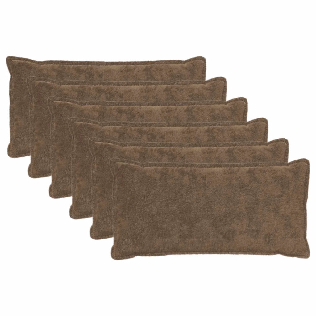 Federa 6 pz HOUTEN Marrone Chiaro 40 x 80 cm 918449
