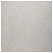 Tappeti per area | Tappeti a zone Quadrato PALMERAS Crema 120 x 120 cm