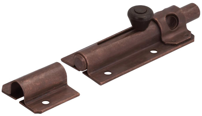 Aldeghi CATENACCIO PORTALUCCHETTO LEGGERO ACCIAIO BRONZATO  mm.145 10.00 pz