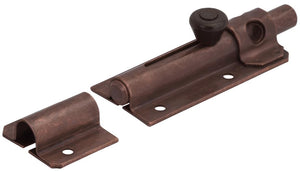 Aldeghi CATENACCIO PORTALUCCHETTO LEGGERO ACCIAIO BRONZATO  mm.105 10.00 pz