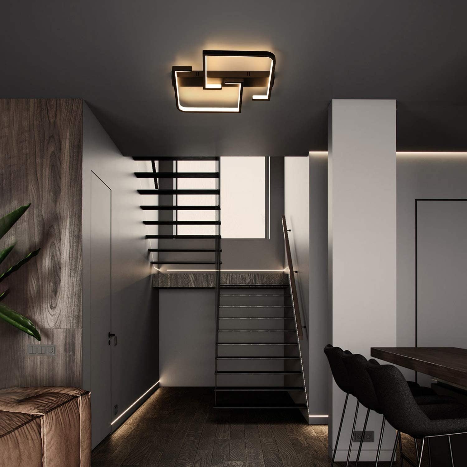 ZMH Lampada da soffitto LED moderna per camera letto corridoio