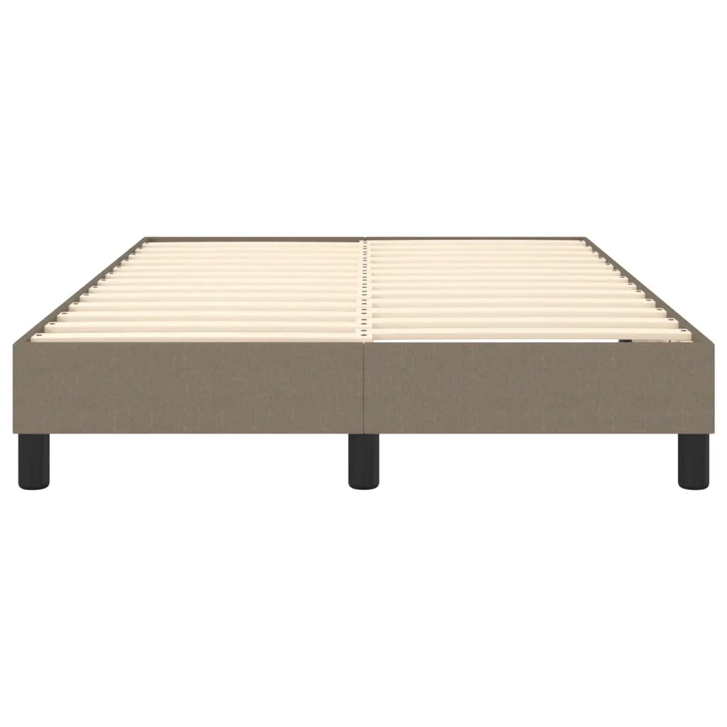 Struttura Letto a Rete a Molle-Giroletto Tortora 120x200 cm Tessuto 696680