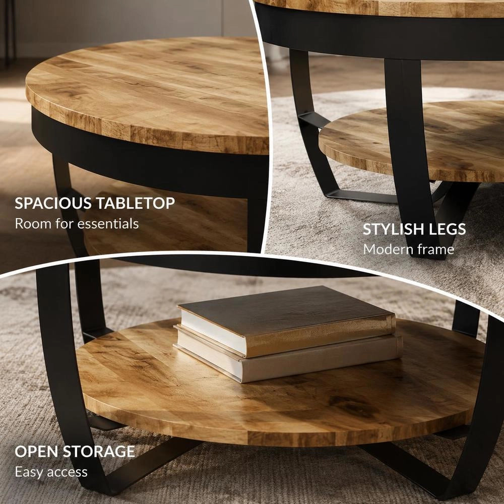 Coffee Table Rough Solid Mango Wood 65x32 Cm