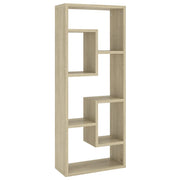Scaffale a parete | Ripiano a parete | Mensola a parete Rovere Sonoma 36x16x90 cm Legno Multistrato