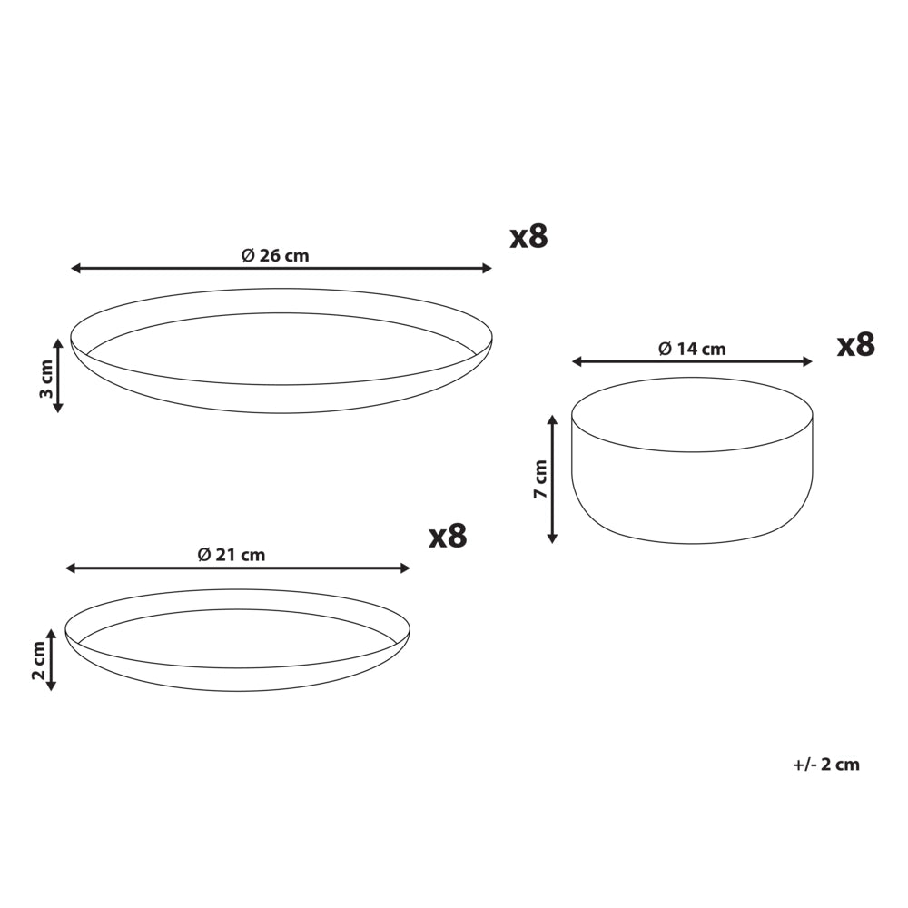 Servizio da tavola in porcellana bianco e blu 24 pezzi finitura smaltata bordo decorativo per 4 persone realizzato a mano per sala da pranzo e cucina