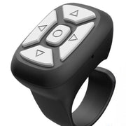 Trade Shop - Anello Telecomando Bluetooth 15m Multifunzione Supporto Per Video Foto E-book S28 -