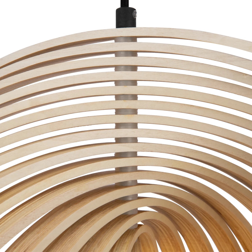 Maytoni Lampadario moderno Roots 1 luce E27 nero metallo compensato
