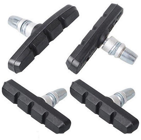Set di Pneumatici Frenanti - 2 Pari (4 Pezzi) Universali V Pneumatici Frenanti 70mm - Adatto per Bicicletta da Montagna, Bicicletta da Uso Comune, Bicicletta da Porta e Bicicletta da Viaggio