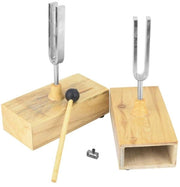 Set di Viti per Resonatore 440 Hz - 2 Pezzi - Box di Resonanza in Legno - Morsa - Acciaio di Carbonio di Alta Qualità - Precisie e Duraturo - Strumento di Suono