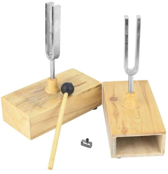 Set di Viti per Resonatore 440 Hz - 2 Pezzi - Box di Resonanza in Legno - Morsa - Acciaio di Carbonio di Alta Qualità - Precisie e Duraturo - Strumento di Suono