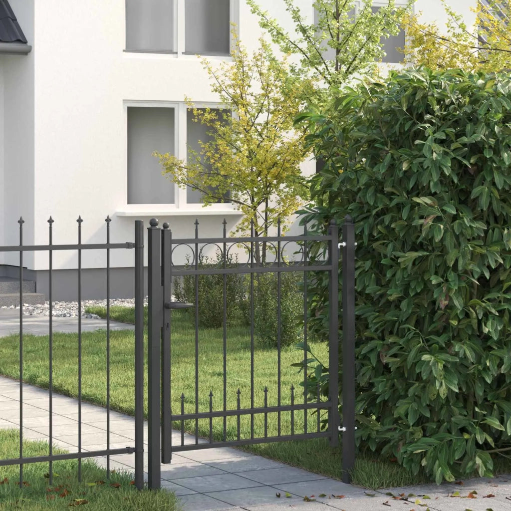 Cancello per recinzione HORST Acciaio Nero Bloccabile CFW3622070