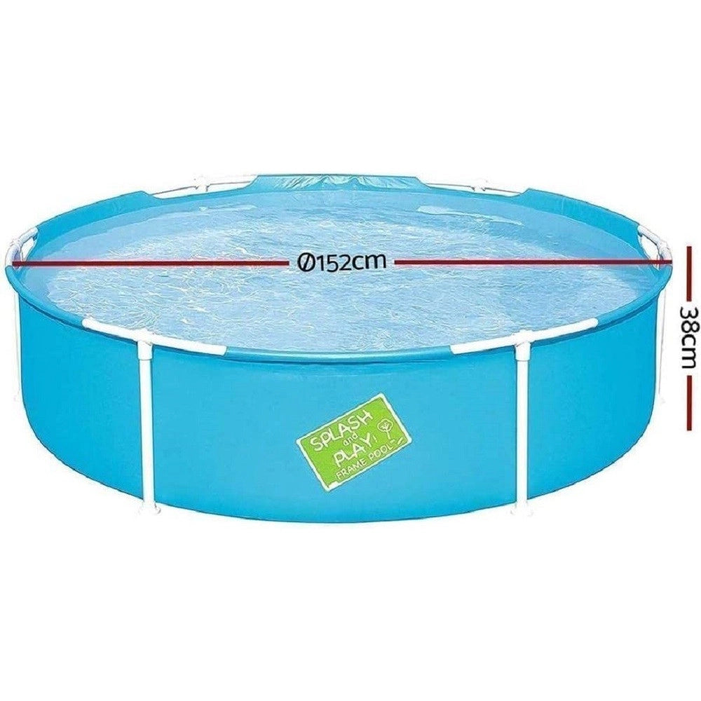 Trade Shop - Piscina Fuori Terra Steel Pro Frame Rotonda Da 152x38 Cm 580lt Per Bambini 56283 -