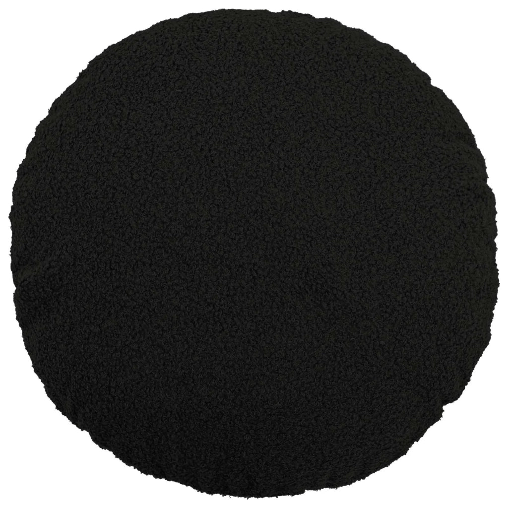 Federa 6 pcs HEERLEN Nero Ø 30 cm Bouclé 921978