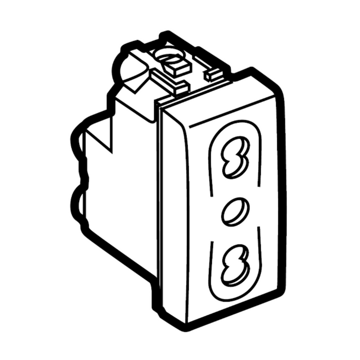 Bticino matix presa bivalente bipasso standard italiano am5180 pezzi 10