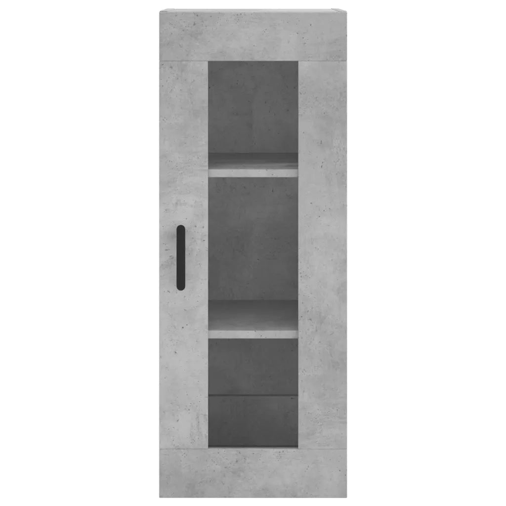 Credenza Grigio Cemento 34,5x34x180 cm in Legno Multistrato 3199501