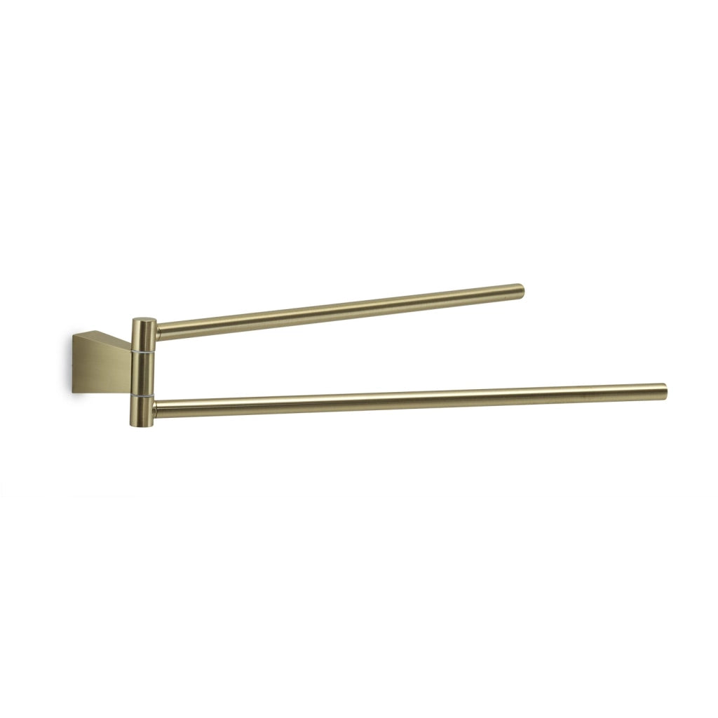 Portasalviette a snodo da muro in acciaio inox e Cromall TN23 Gedy serie TONALE Oro Matt