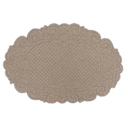 Tovaglietta Americana Ovale Trapuntata Shabby Chic Blanc Mariclò Colore: Ruggine