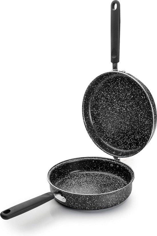 Tortilla per omelet in alluminio 20 cm con superficie antiaderente - adatto per induzione.