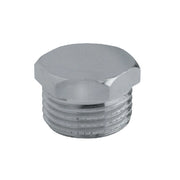 TAPPO MASCHIO ESAGONALE OTTONE CROMATO- 1/8- RINAL- pezzi 1