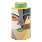 Vaso Decorativo VKH837, Rosso, Ceramica, 19x19x33 cm