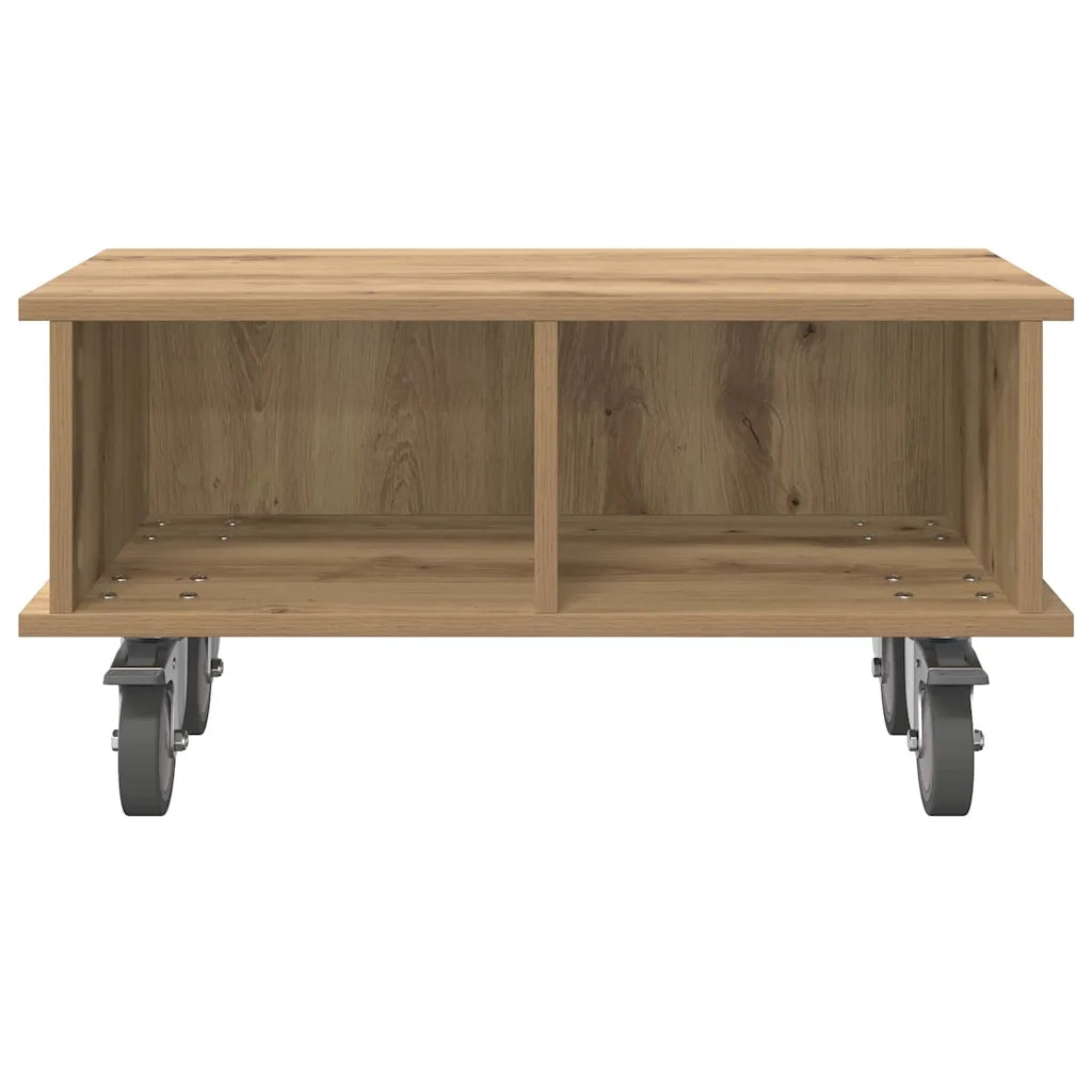 Supporto TV-Credenza per TV-Mobile TV Rovere artigianale 68,5 x 35 x 35 cm