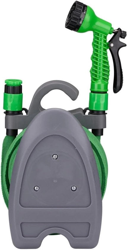 Serpentina flessibile per giardino 10M - multifunzionale - verde/grigio - plastica