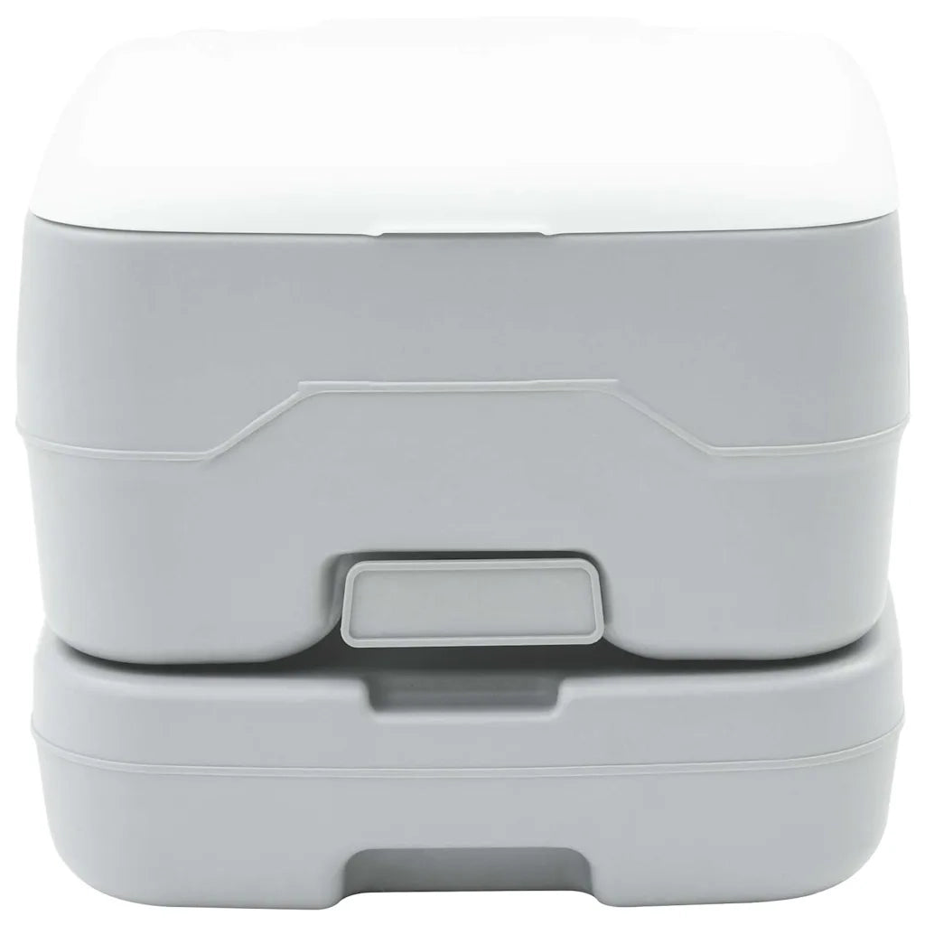 Toilette da Campeggio Grigio e Bianco 41,5 x 36,5 x 30 cm 42001438