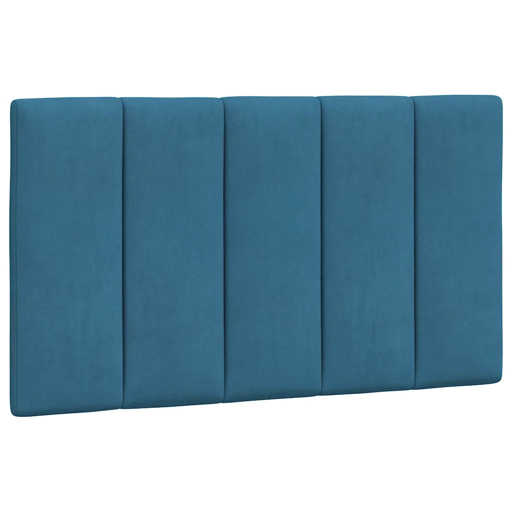 Giroletto con Testiera Blu 80x200 cm in Velluto