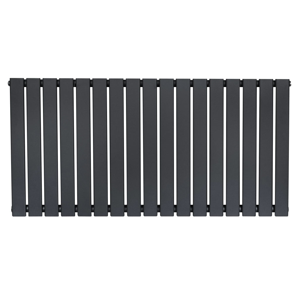 Radiatore Orizzontale Design Piatto Colonna Singola Antracite 600x1190 mm