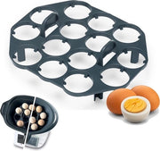 Egg cooker support per Thermomix - Egg holder fino a 14 uova - Accessori per Thermomix TM6 TM5 TM31 - Conforme a MC Smart Connect - CucinaOra eggFUSION